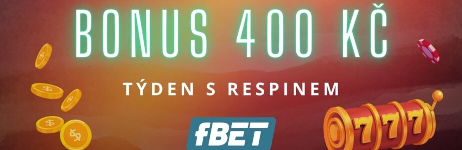 Týdenní bonus 400 Kč u fBET