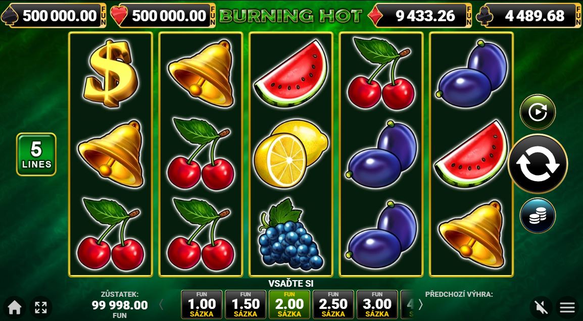 Burning Hot od Amusnet