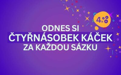 Odnes si čtyřnásobek káček za každou svou sázku u Maxy!