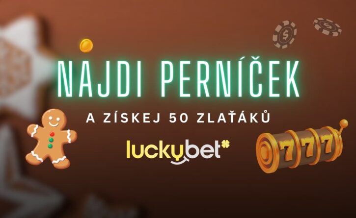 Najdi perníček a získej 50 zlaťáků u LuckyBetu