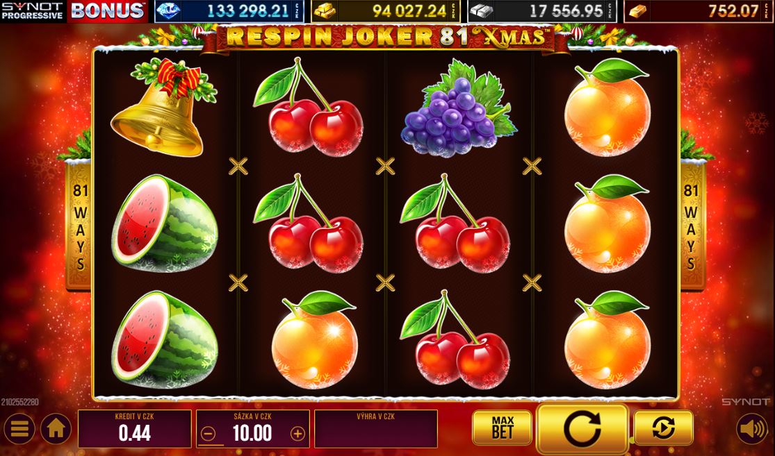 Respin Joker 81 Xmas od Synotu
