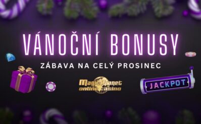 Vánoční bonusy v casinu Magic Planet