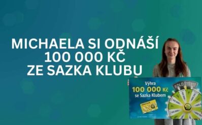 Sazka Klub jí přinesl stotisícovou výhru! Jak s ní paní Michaela naloží?