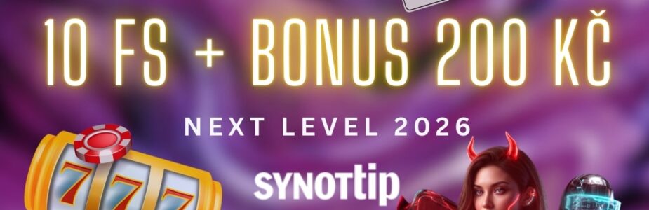 10 FS + bonus 200 Kč od Synottipu