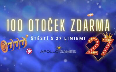 100 otoček zdarma na Apollo Games
