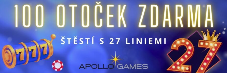 100 otoček zdarma na Apollo Games