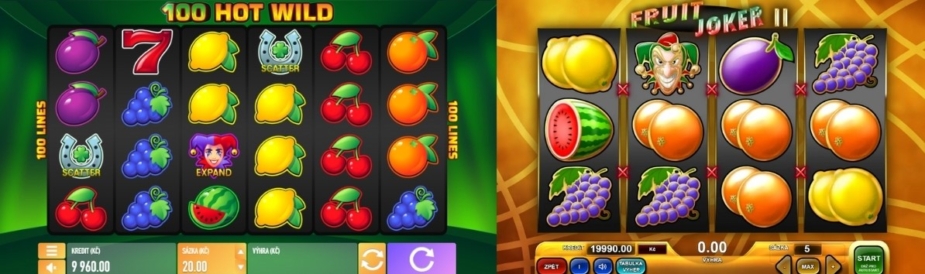 Hry 100 Hot Wild a Fruit Joker 2