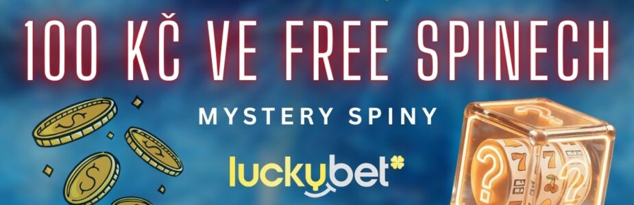 100 Kč ve free spinech u LuckyBet