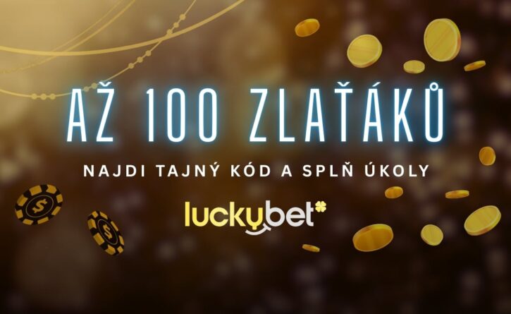 100 Zlaťáků na LuckyBetu