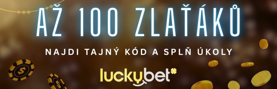 100 Zlaťáků na LuckyBetu