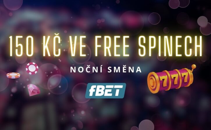 150 Kč ve free spinech u fBET