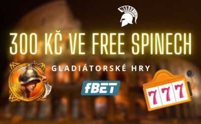 300 Kč ve free spinech u fBETu