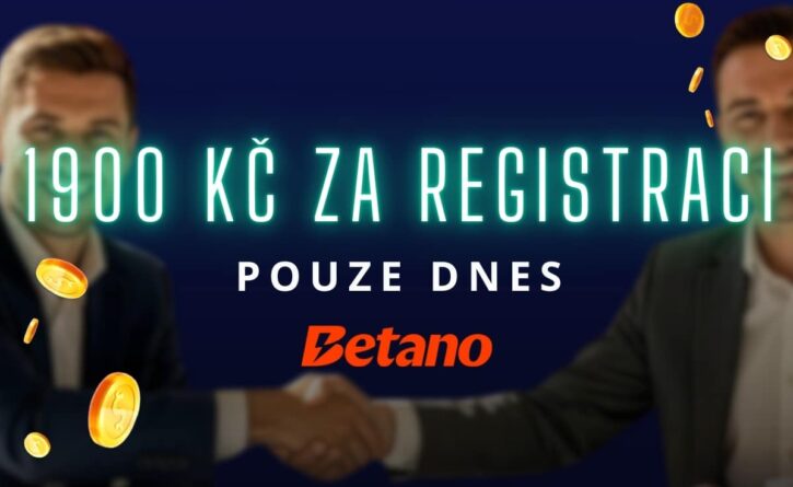 Betano nabízí vstupní bonus v celkové hodnotě 1900 Kč