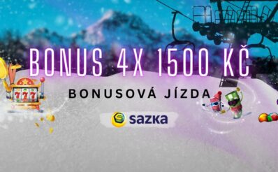 Bonusová jízda o 4x 1500 Kč u Sazky
