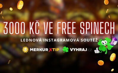 Instagramová soutěž o 3000 Kč ve free spinech