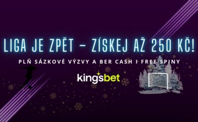Kingsbet liga je zpět s bonusem až 250 Kč