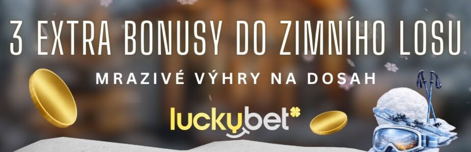 LuckyBet 3 extra bonusy do zimního losu