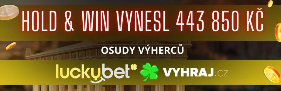 Luckybet vynesl výhru 443 850 Kč