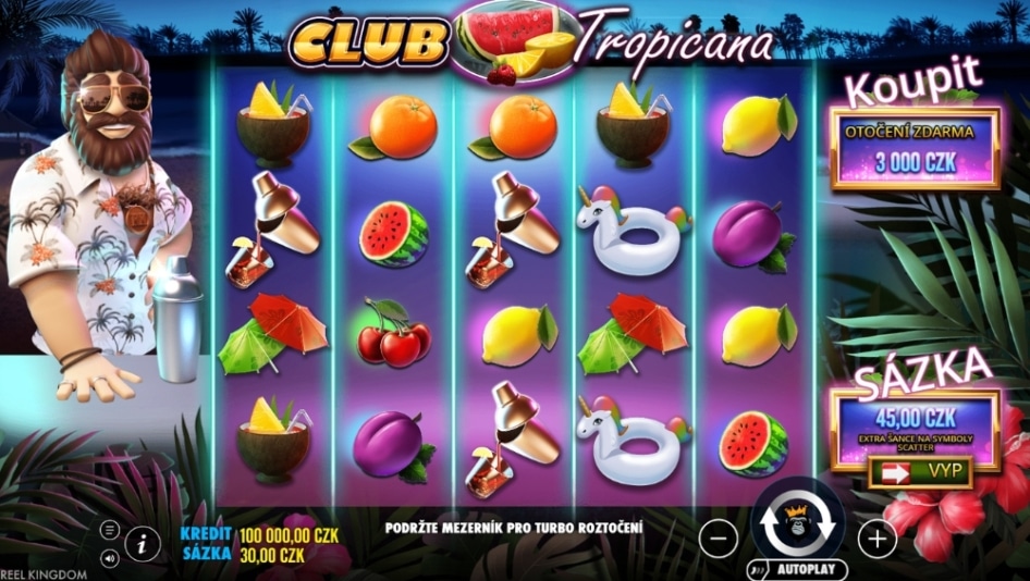Club Tropicana od Pragmatic Play