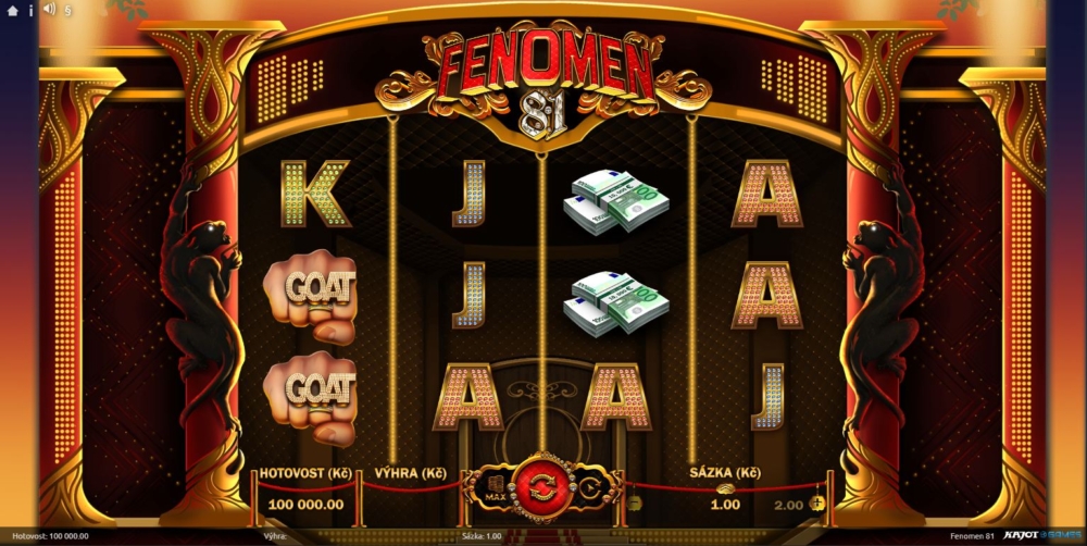 Online herní automat Fenomen 81