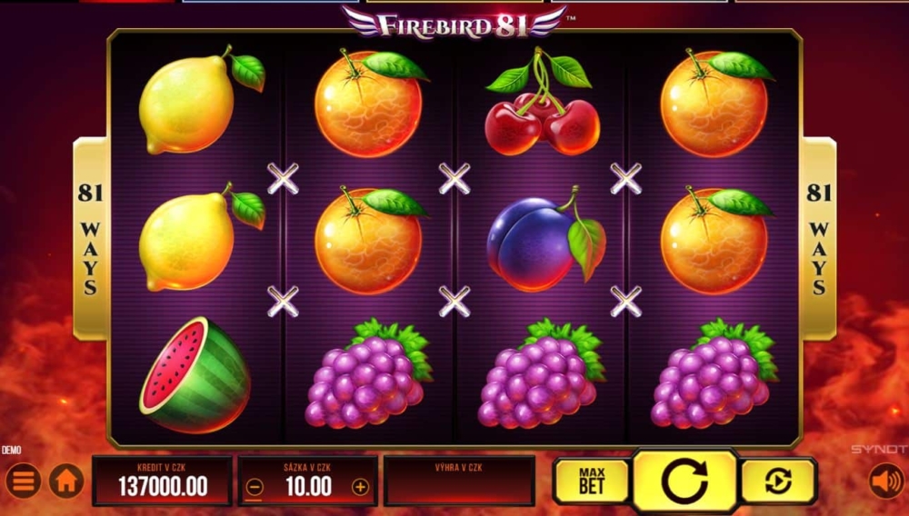 Online herní automat Firebird 81