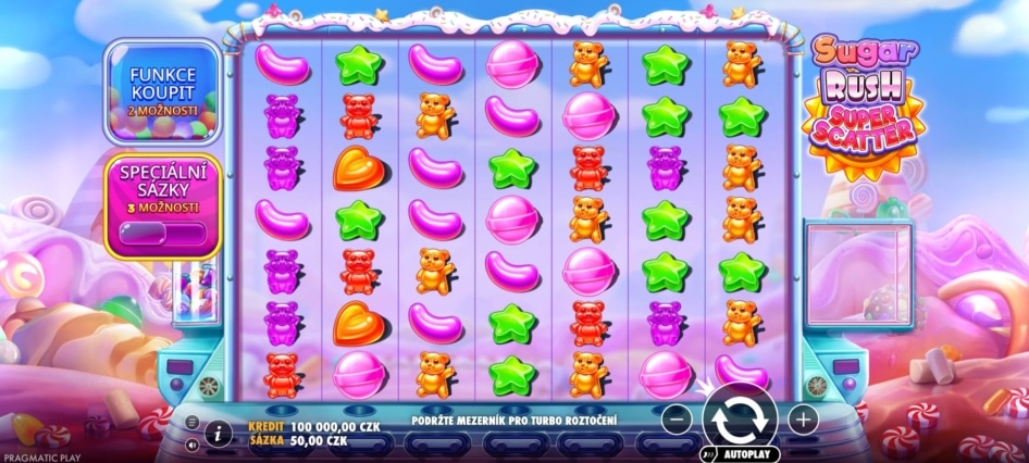 Sugar Rush Super Scatter od Pragmatic Play