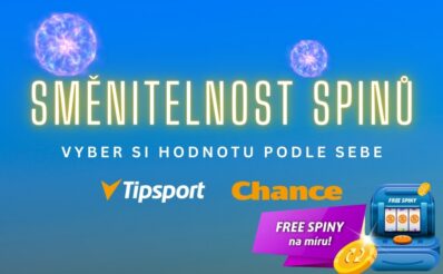 Tipsport a Chance směnitelnost free spinů