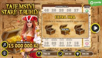 Ukázka setřeného losu Tajemství staré truhly