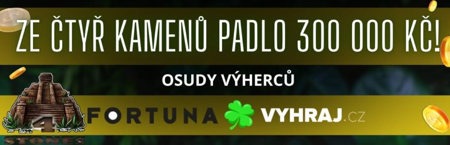 Ve Fortuně vyhrál 300 000 Kč