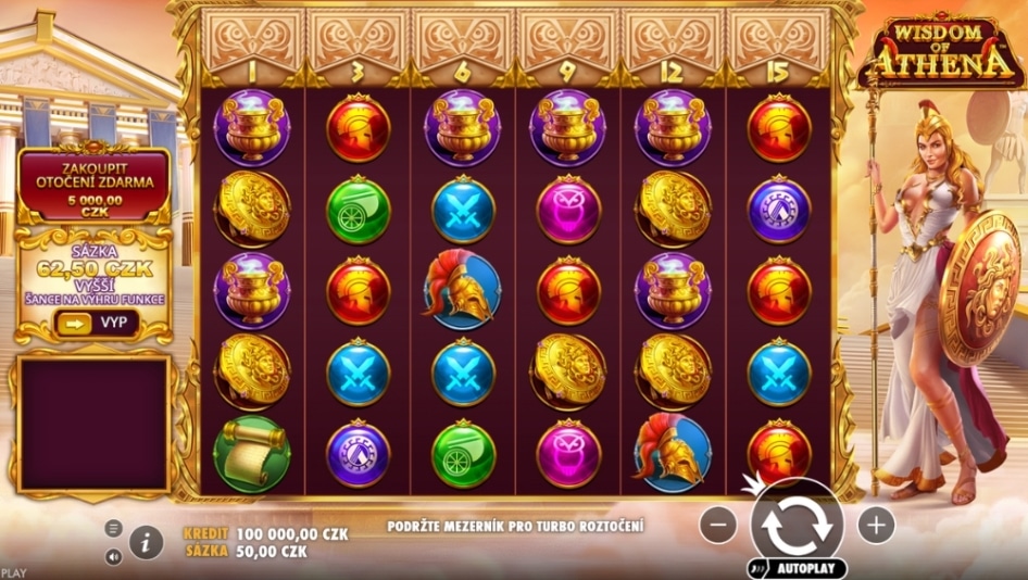 Wisdom of Athena od Pragmatic Play