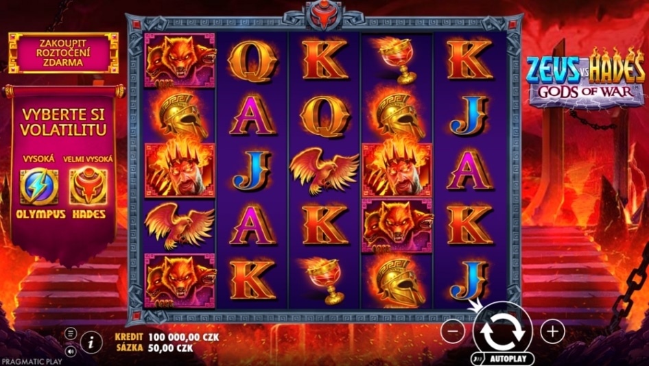 Zeus vs Hades - Gods of War od Pragmatic Play