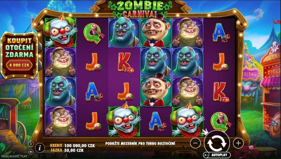 Zombie Carnival od Pragmatic Play