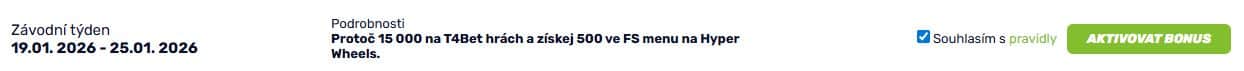Aktivace bonusu u fBETu
