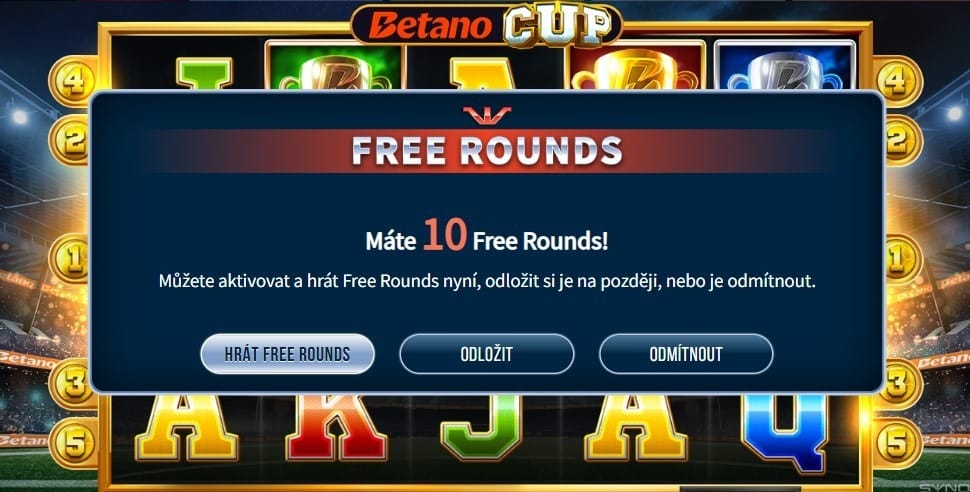 Betano bez podmínek