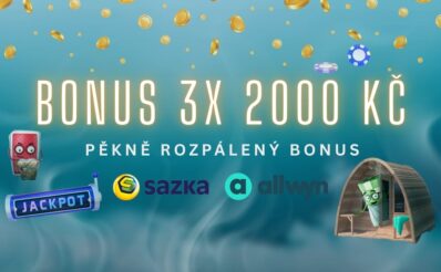 Bonus 3x 2000 Kč na Sazce