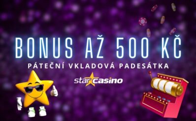 Bonus až 500 Kč u Star Casina