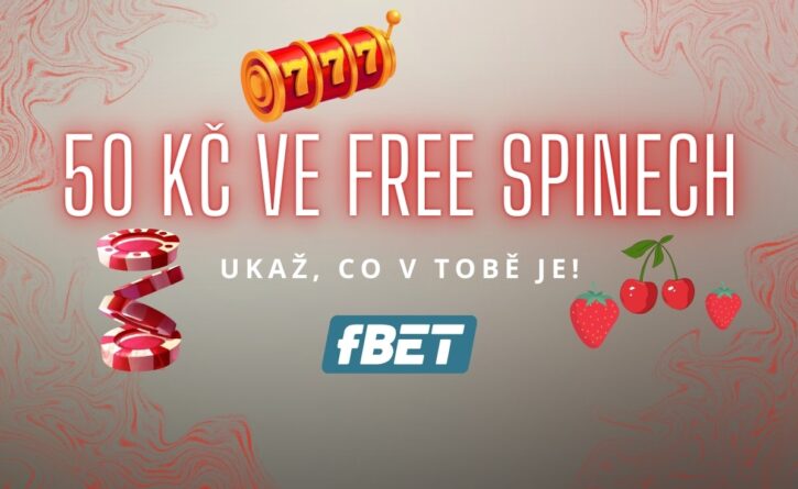 fBet 50 Kč ve free spinech