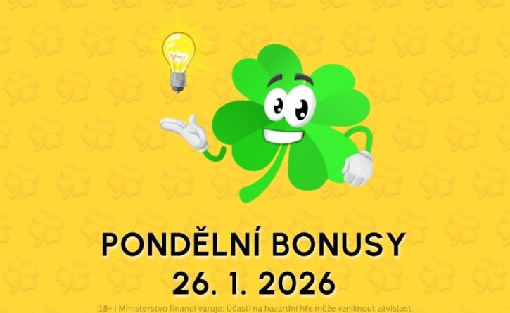 Free spiny a bonusy dnes 26. 1. 2026