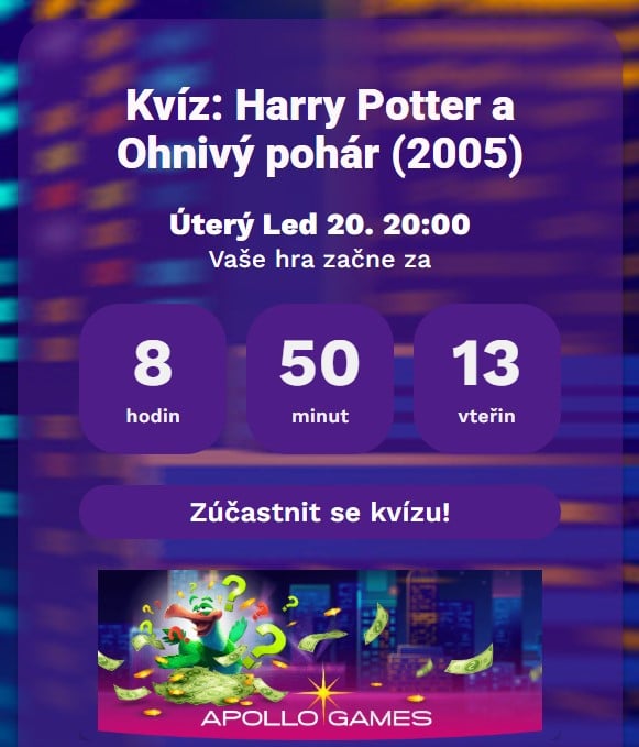 Kvízování Apollo Games