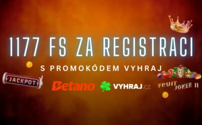 Registrační bonus 1177 FS u Betana