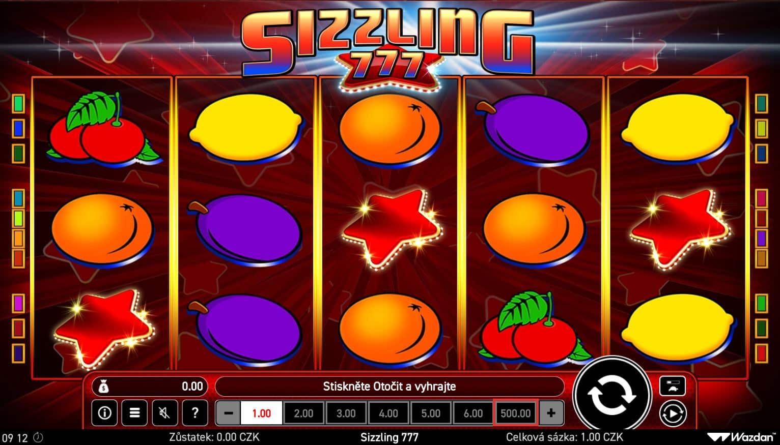 Sizzling 777 od Wazdanu