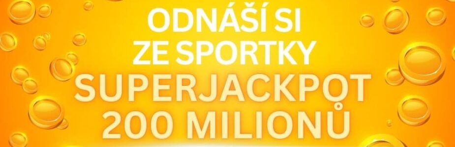 Ve Sportce po téměř roce a půl padl Superjackpot!