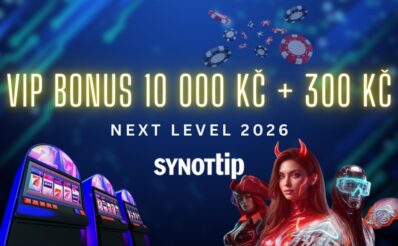 VIP bonus 10 000 Kč + 300 Kč od Synottipu