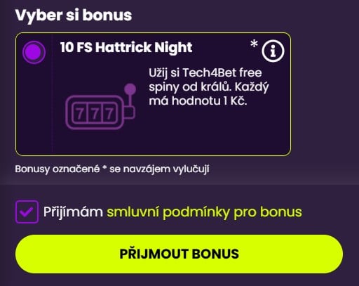 10 FS bez podmínek u Kingsbetu