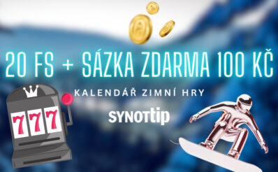 20 FS + sázka zdarma 100 Kč u Synottipu