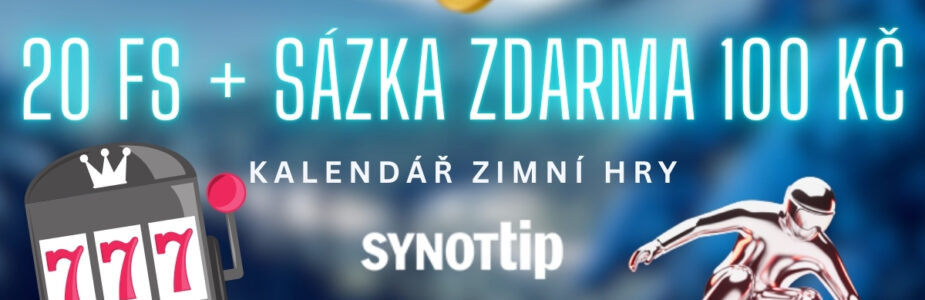 20 FS + sázka zdarma 100 Kč u Synottipu