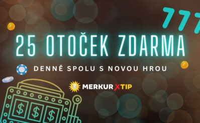 25 free spinů každý den u MerkurXtip