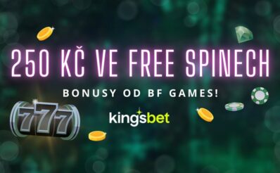 250 Kč ve free spinech u Kingsbetu