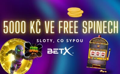 5000 Kč ve free spinech od BetX