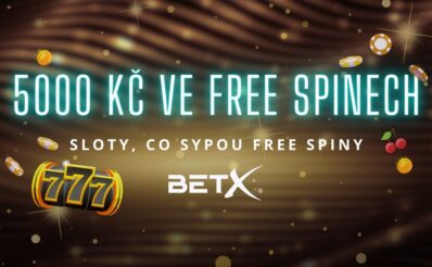 5000 Kč ve free spinech na BetX